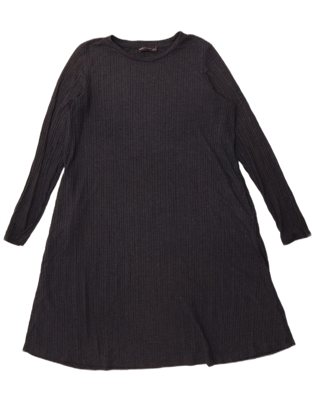 Abito a trapezio da donna Marks & Spencer UK 16 grande poliestere blu navy