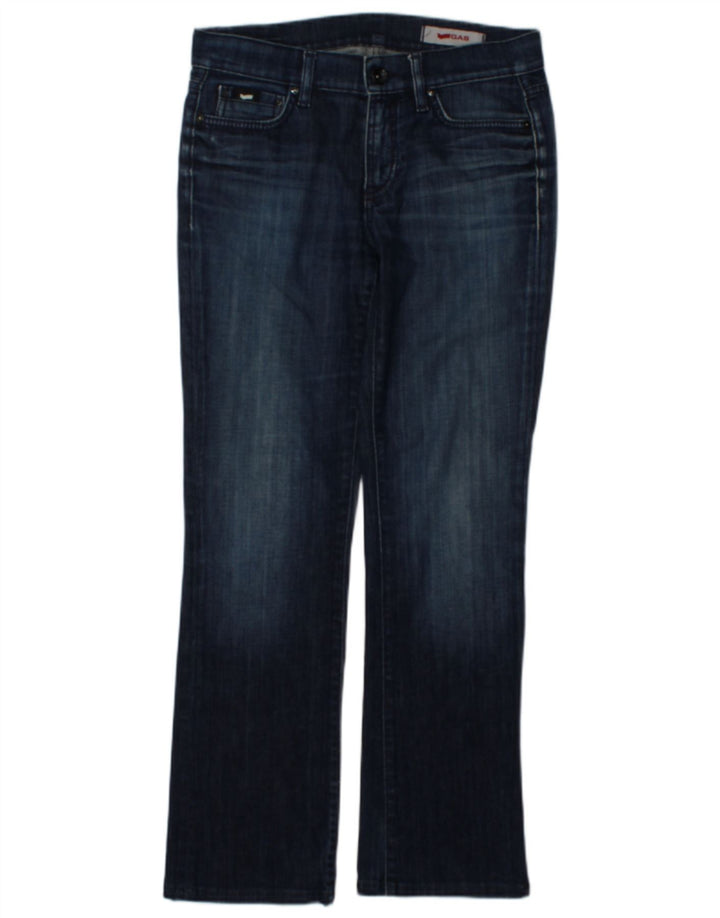 Jeans Bootcut da donna Gas W28 L29 cotone blu navy