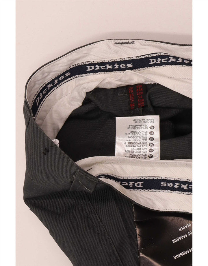 Pantaloni chino dritti da uomo Dickies W38 L32 poliestere grigio