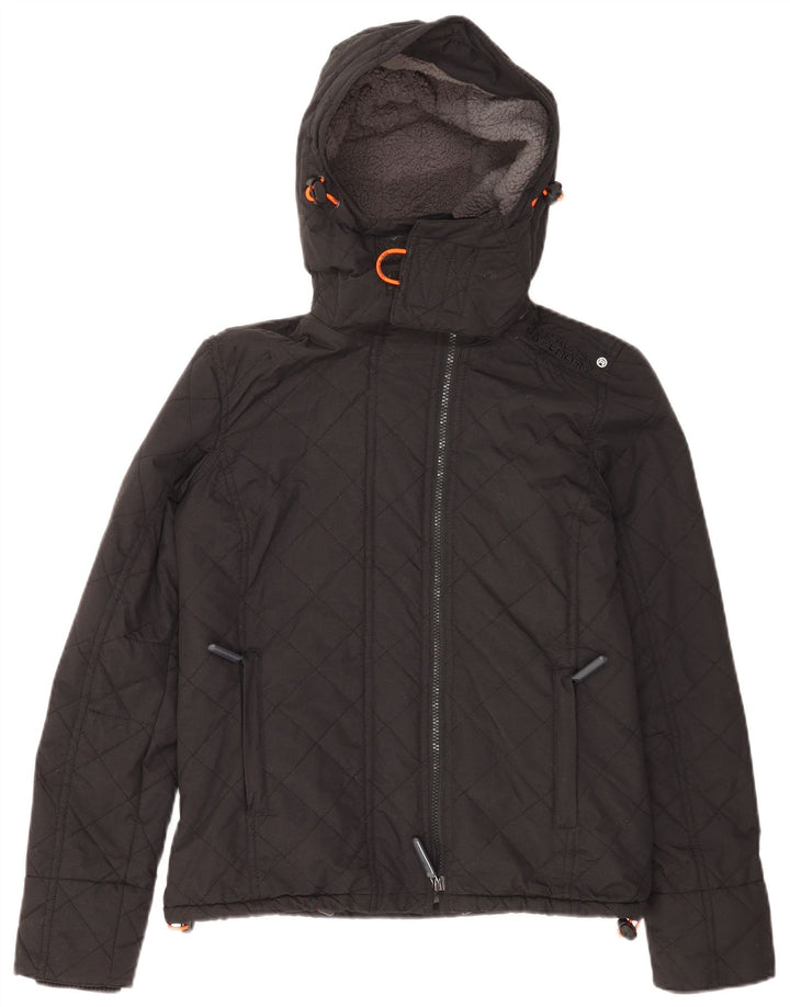 Giacca a vento con cappuccio da uomo Superdry Windcheater UK 36 Small Nera