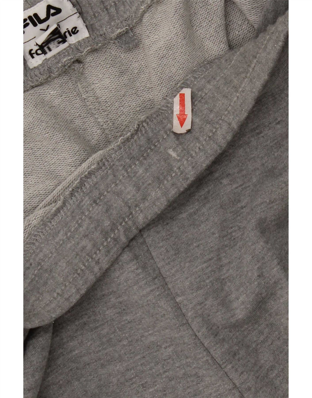 Pantaloncini sportivi grafici da uomo Fila grandi in cotone grigio