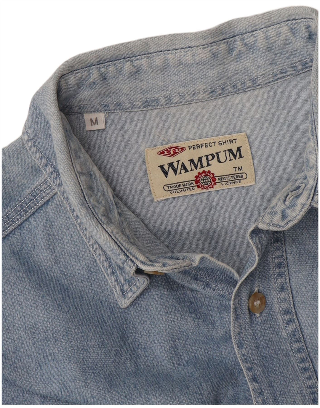 Camicia di jeans da uomo Wampum blu medio