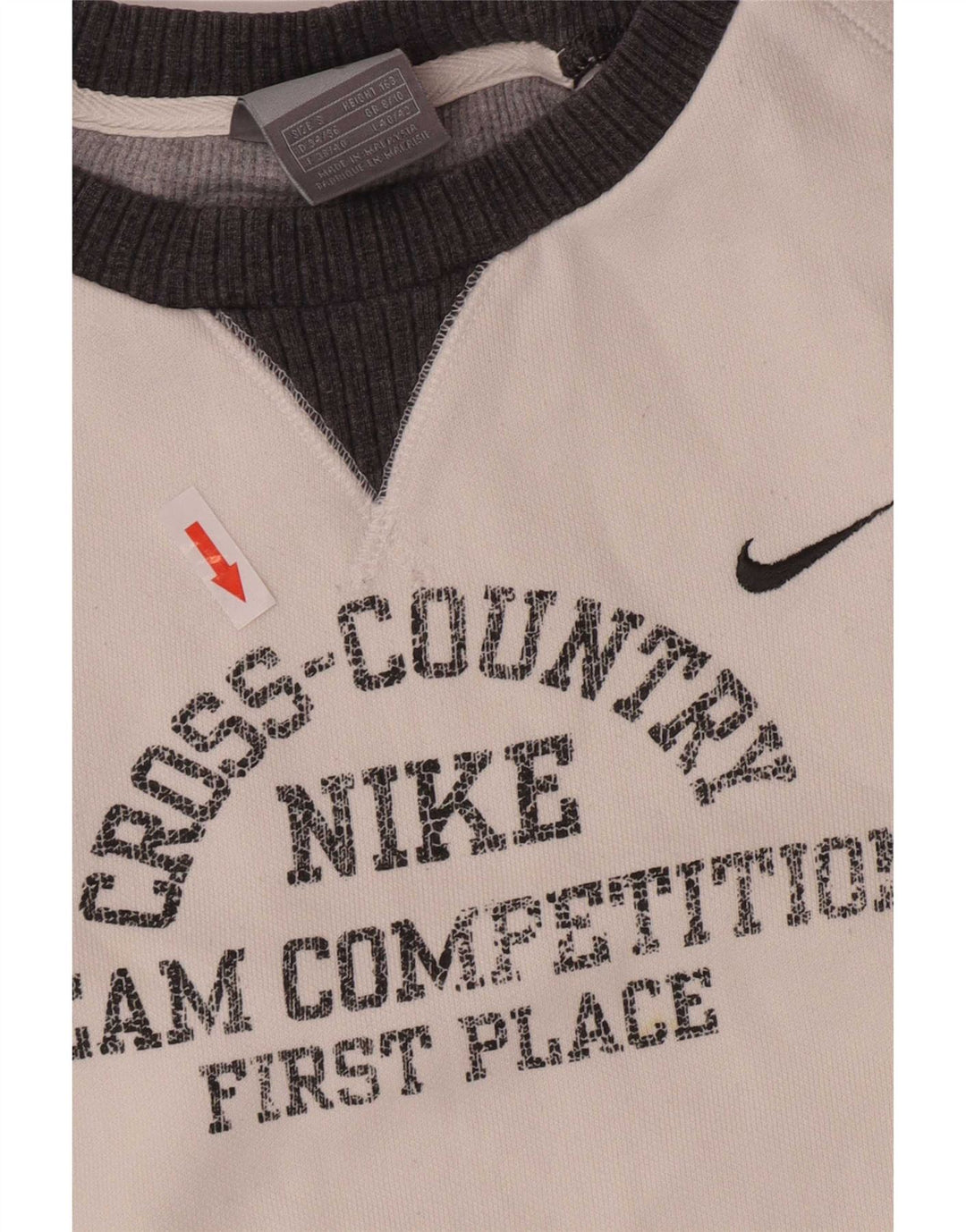 Felpa grafica da donna Nike Felpa UK 8/10 Small White Colourblock