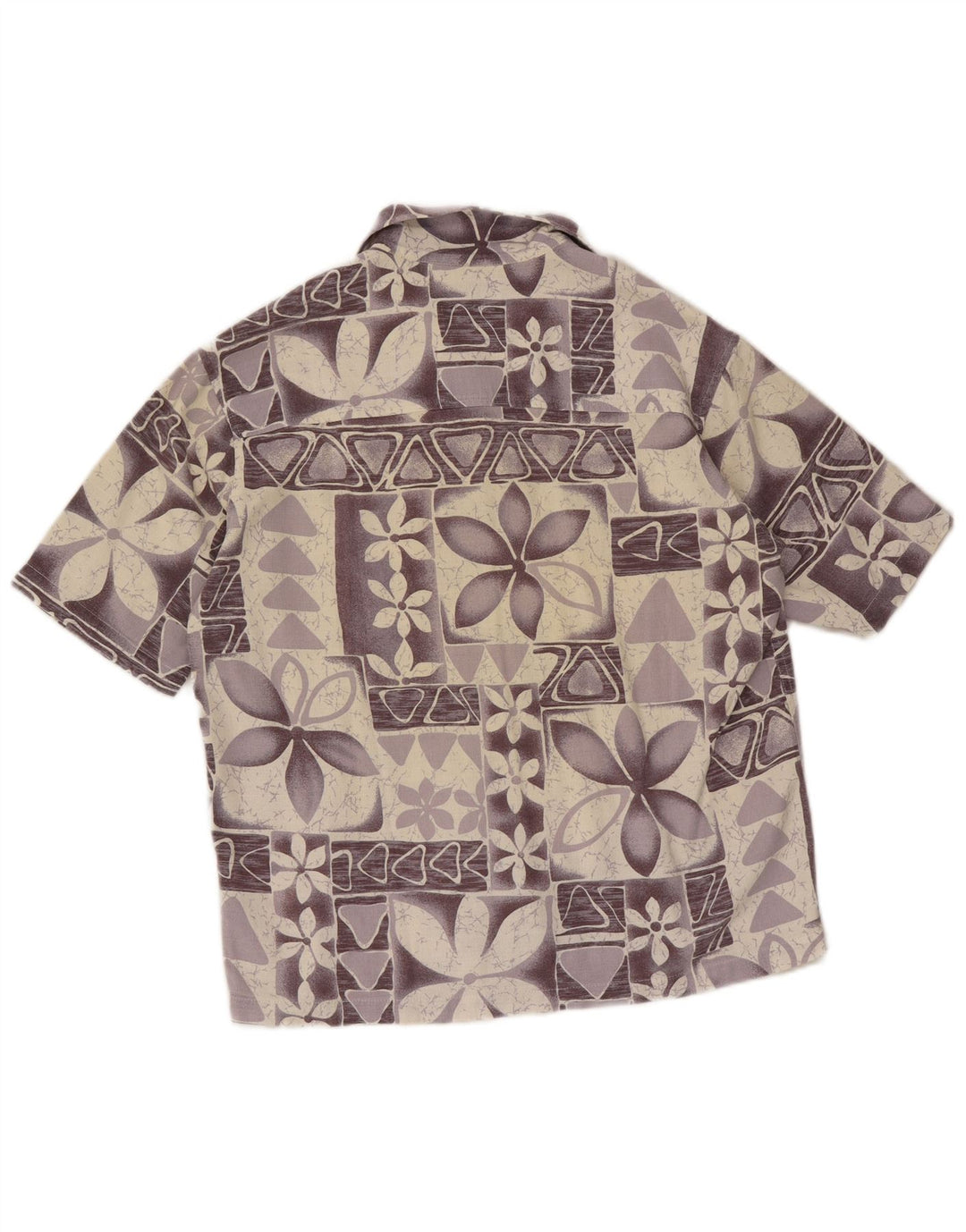 Camicia a maniche corte da uomo Unlimited Viola medio floreale