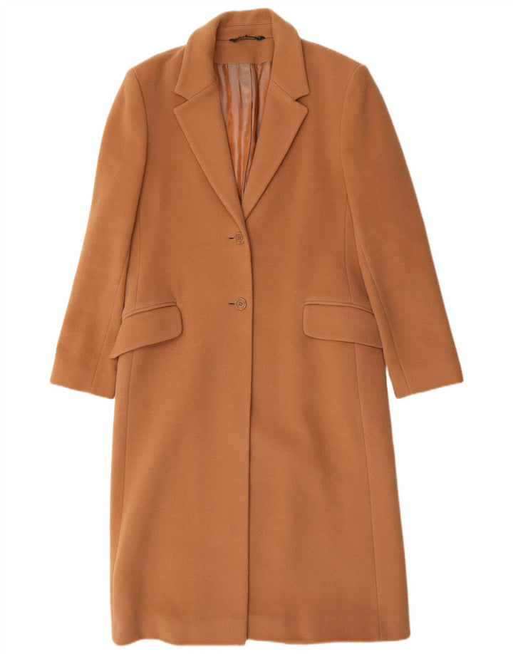 Soprabito da donna LAURA ASHLEY UK 14 Large Lana vergine marrone