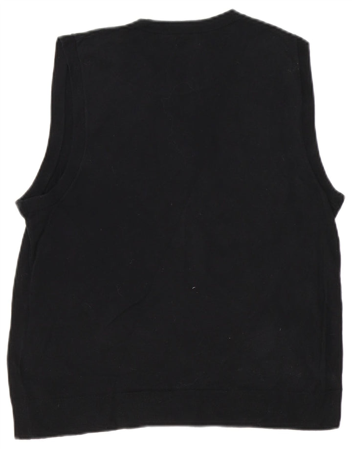Canotta da donna J. CREW UK 14 grande cotone nero