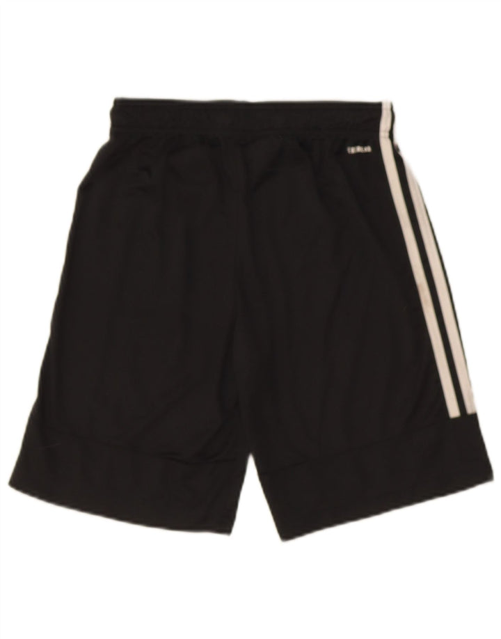 Pantaloncini sportivi Adidas da ragazzo 11-12 anni in poliestere nero