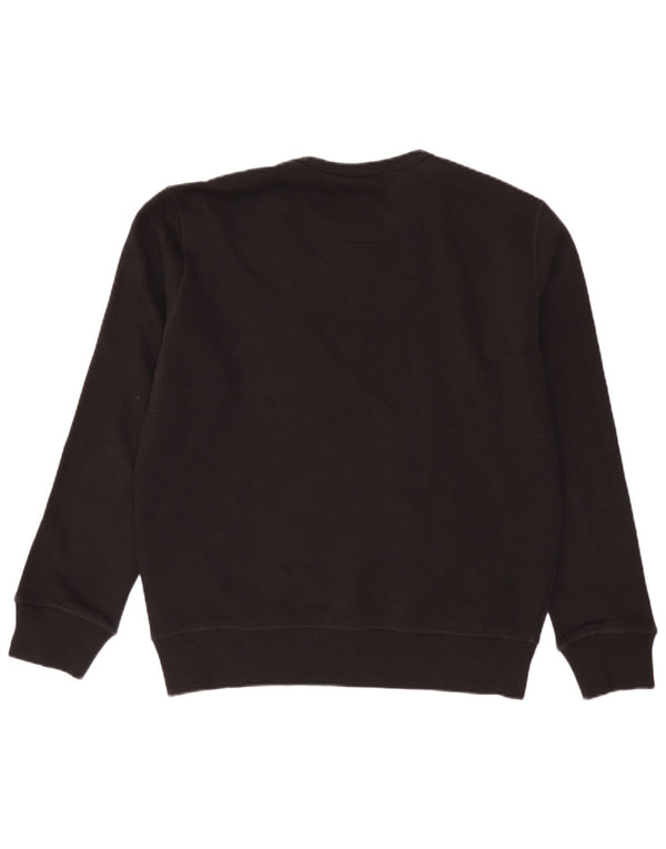 Felpa da uomo French Connection Maglione grande cotone nero