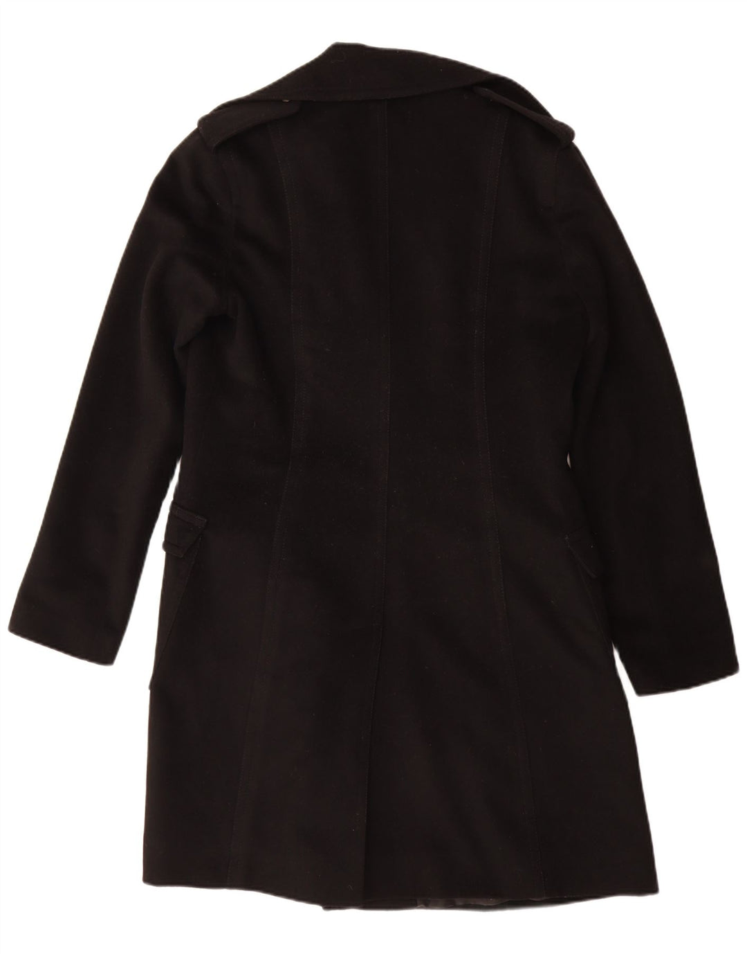 Cappotto Doppiopetto Donna Dolce & Gabbana IT 46 Large Nero Lana Vergine