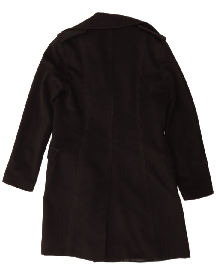 Cappotto Doppiopetto Donna Dolce & Gabbana IT 46 Large Nero Lana Vergine