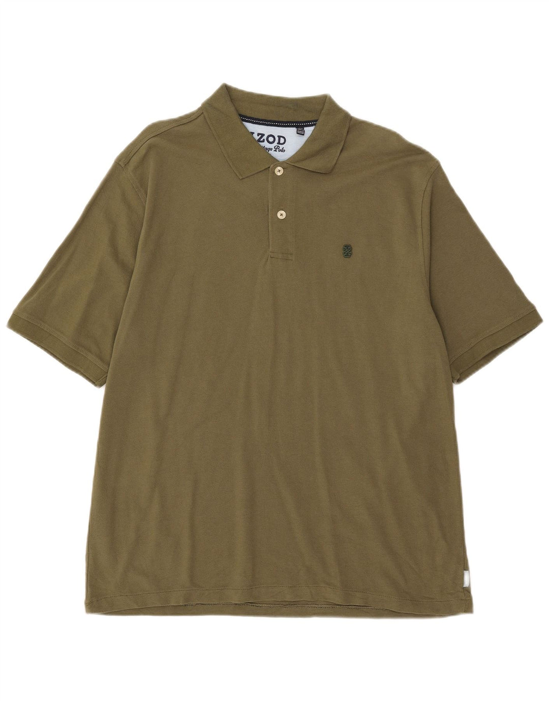 Polo Izod Heritage da uomo grande in cotone kaki