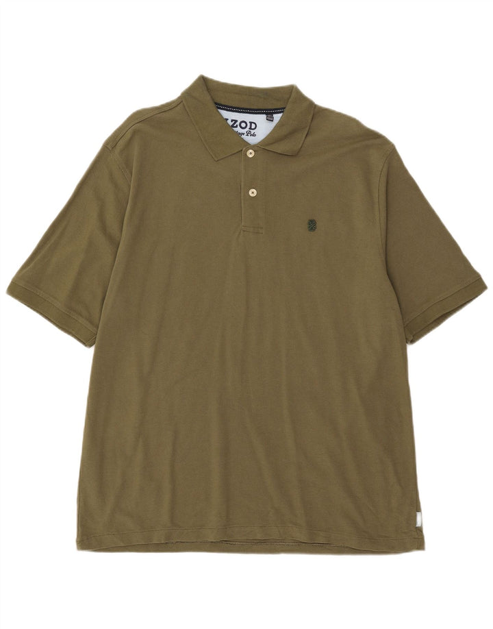 Polo Izod Heritage da uomo grande in cotone kaki