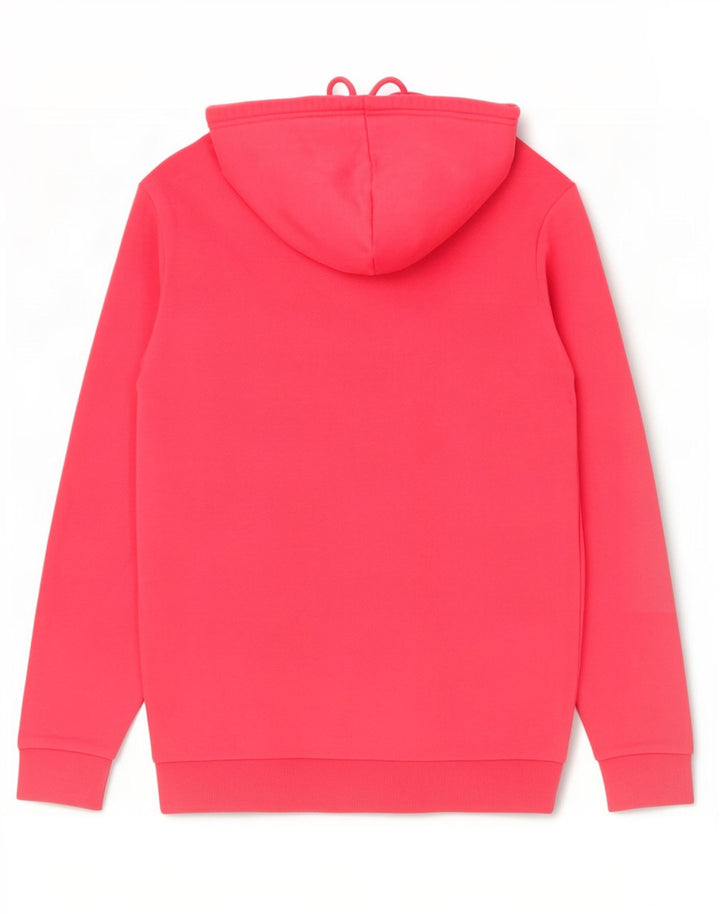 Felpa con cappuccio da uomo Adidas, cotone rosa medio
