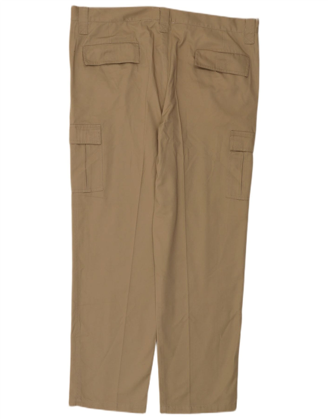 Pantaloni cargo dritti da uomo VINTAGE W42 L31 poliestere beige