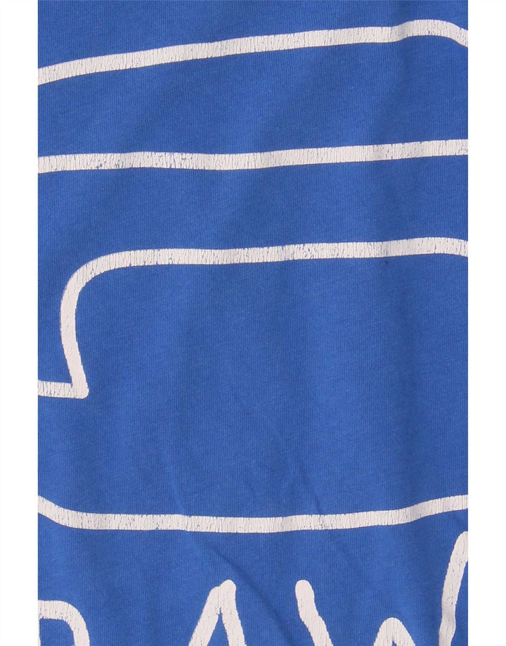 T-shirt grafica da uomo G-Star Top piccola in cotone blu