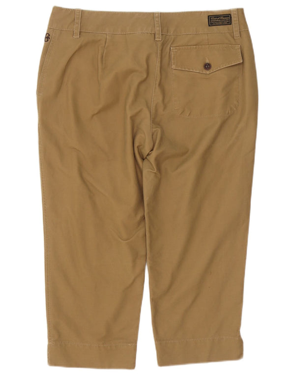 Pantaloni Capri dritti da donna Conte of Florence IT 46 Large W34 L21 Beige