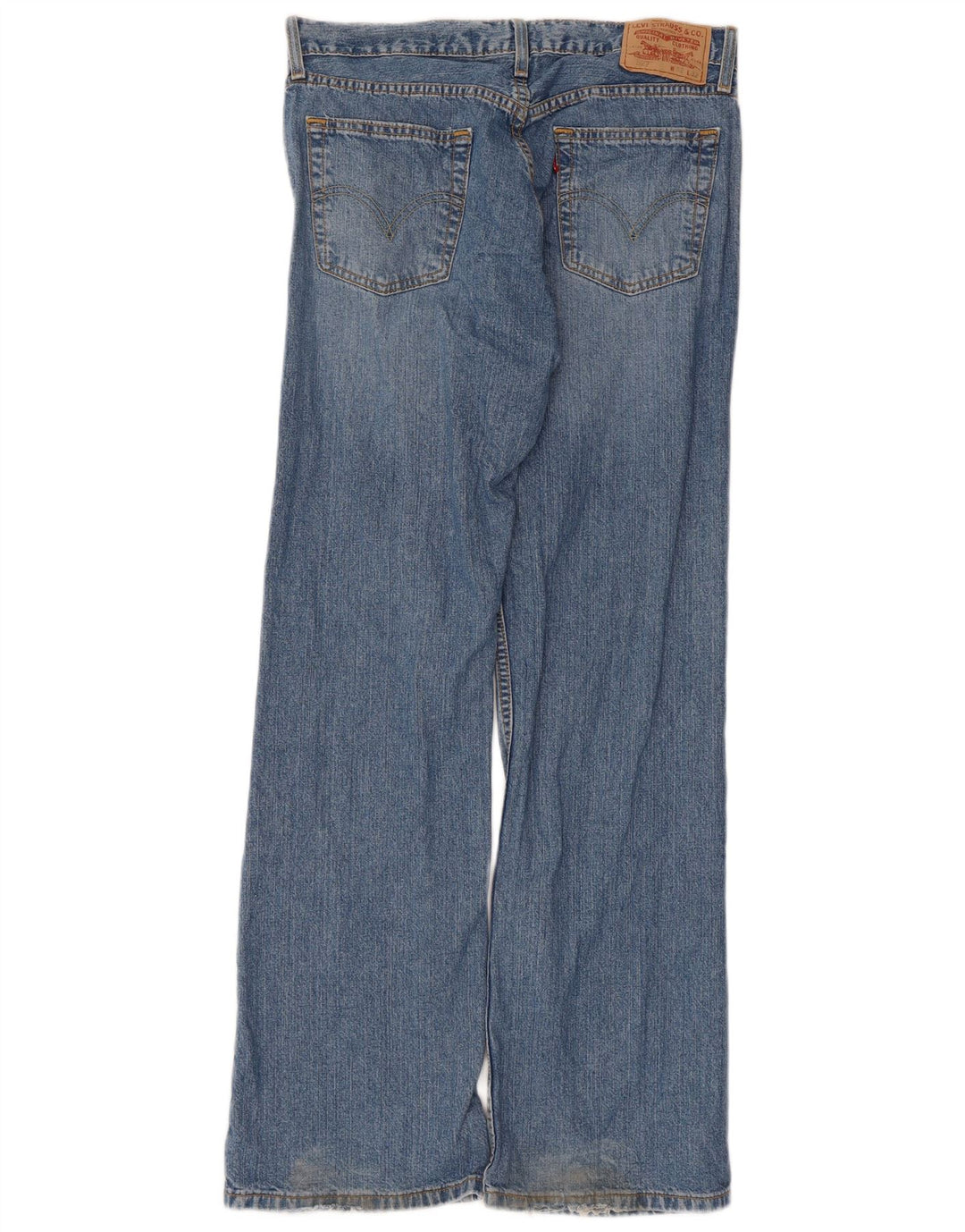 Levi's Donna 527 Jeans Bootcut a vita bassa W32 L32 Cotone Blu