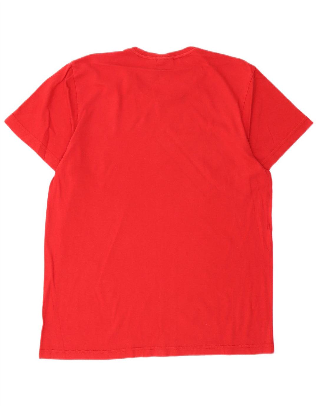 T-shirt grafica da uomo Adidas Top in cotone rosso medio