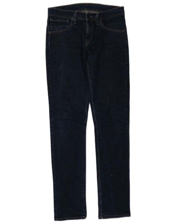 Jeans slim da donna Levi's W28 L34 cotone blu navy