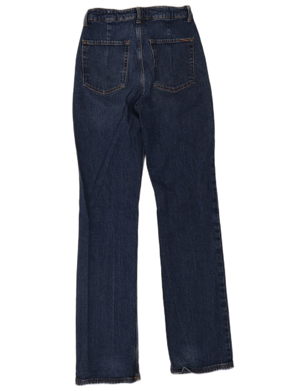 Jeans dritti da donna Zara EU 36 XS W26 L34 Blu navy