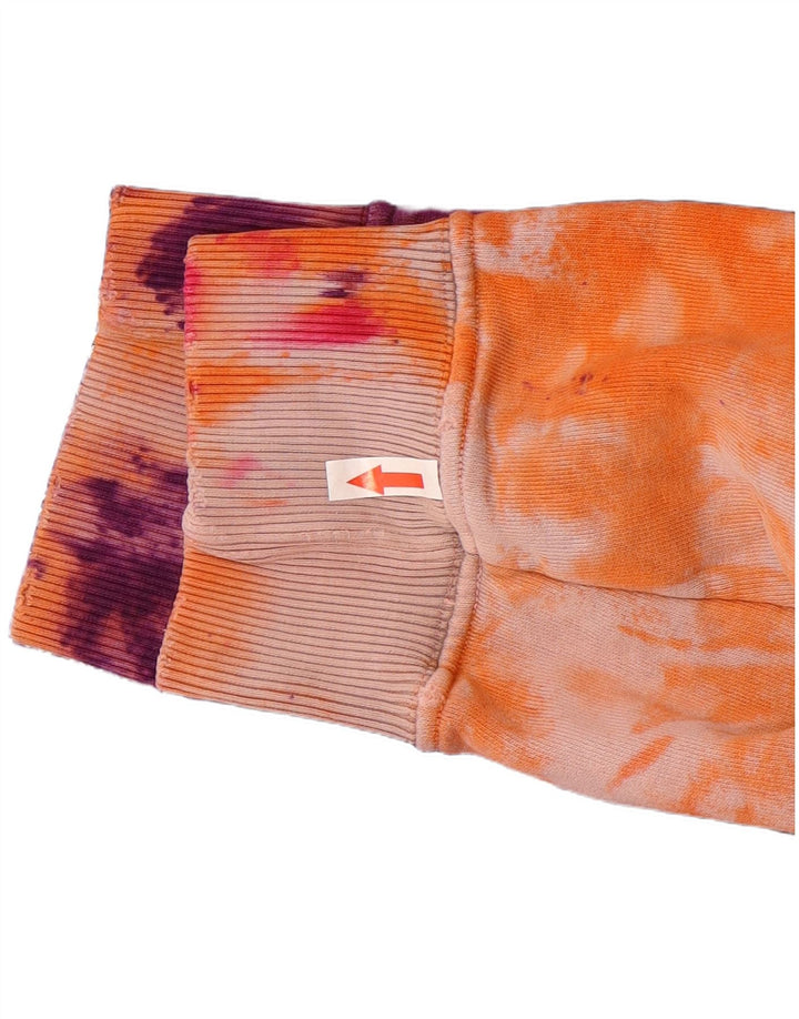 Felpa con cappuccio grafica da uomo Octopus, grande, multicolore, tie dye