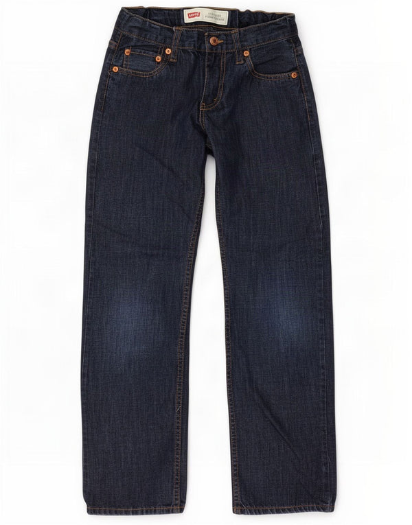 Levi's Boys Jambe Droite Jeans dritti 9-10 anni W25 L25 cotone blu navy