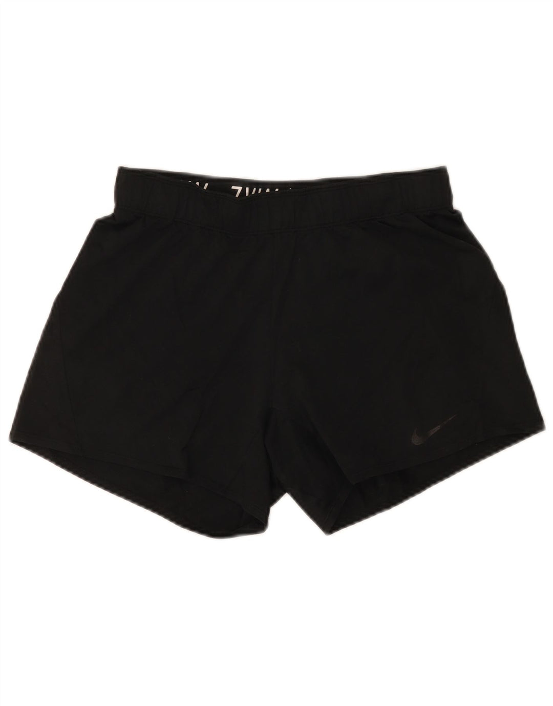 Pantaloncini sportivi Nike da donna Dri Fit UK 10 piccoli poliestere nero