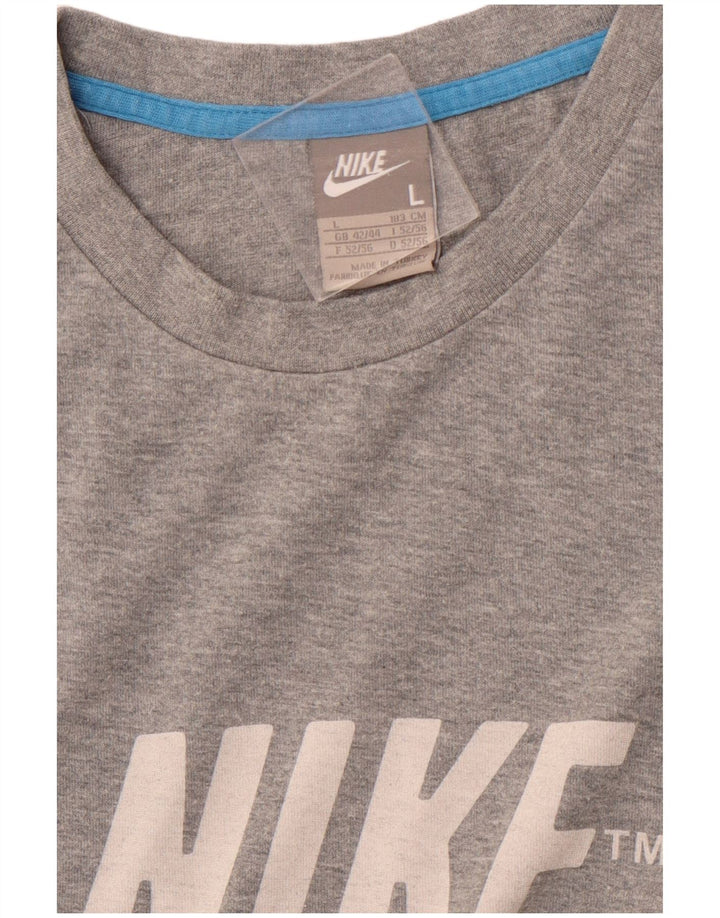 T-shirt grafica da uomo NIKE Top UK 42/44 Large Grigio