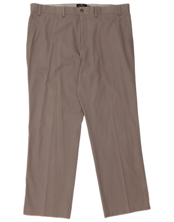 Pantaloni chino dritti da uomo Marks & Spencer W40 L31 cotone grigio