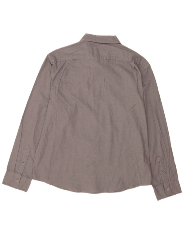 Camicia slim fit da uomo Izod Salt Water 2XL Grigia