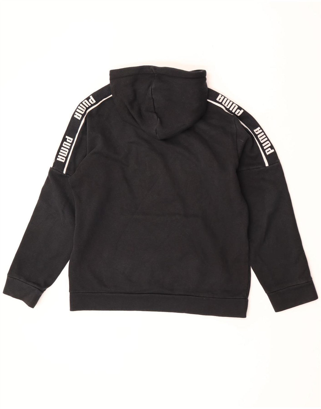 Felpa con cappuccio grafica da uomo Puma, cotone nero medio