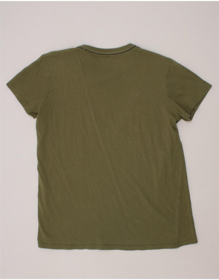 GUESS Boys Graphic T-Shirt Top 13-14 Years Khaki Vintage Guess and Second-Hand Guess from Messina Hembry 
