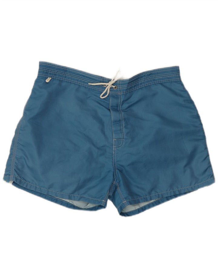 Pantaloncini da bagno da uomo Sundek blu medio in poliestere