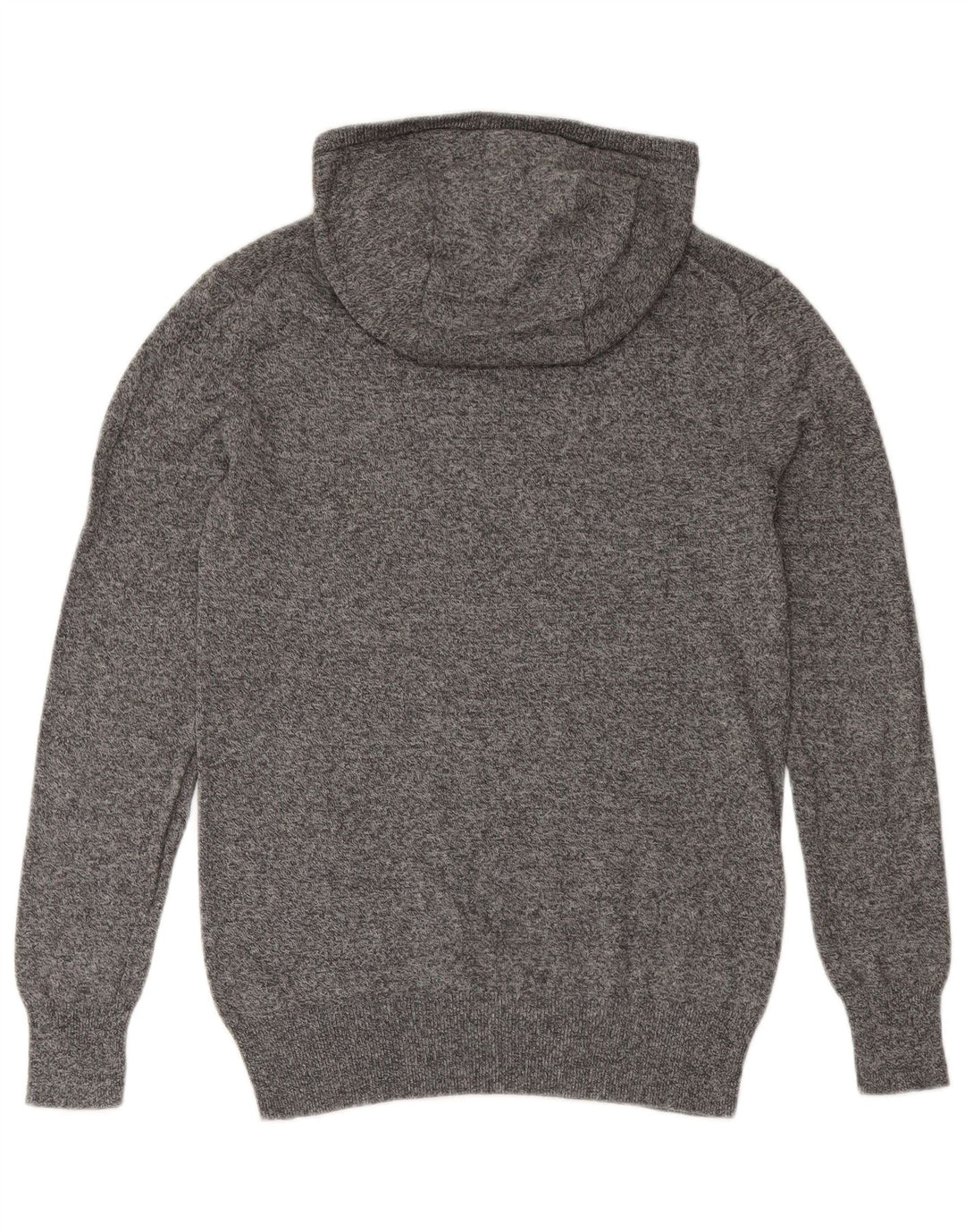 Maglione da uomo con cappuccio SUPERDRY in cotone grigio medio