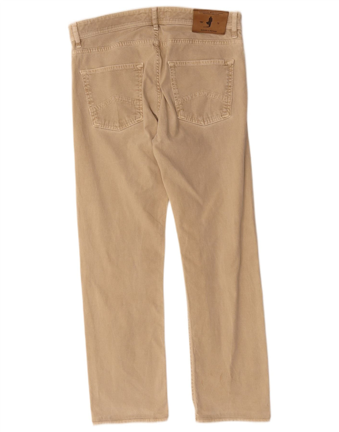 Pantaloni casual dritti da uomo Marlboro Classics W32 L28 Beige