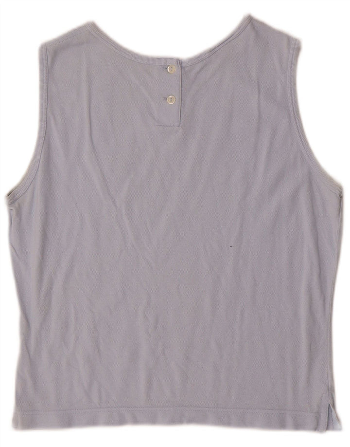 Canotta da donna Lacoste taglia 44 grande in cotone blu