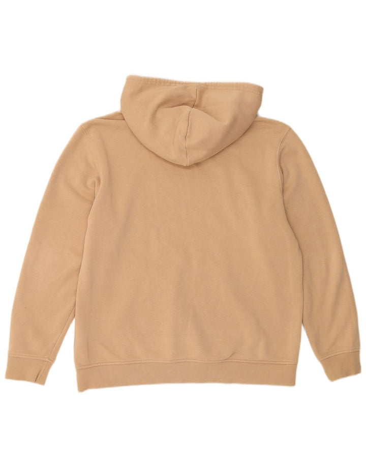 Felpa con cappuccio da donna ADIDAS UK 16 grande in cotone beige
