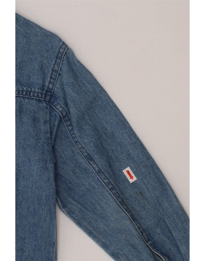 ZARA Boys Graphic Denim Jacket 4-5 Years Blue Vintage Zara and Second-Hand Zara from Messina Hembry 