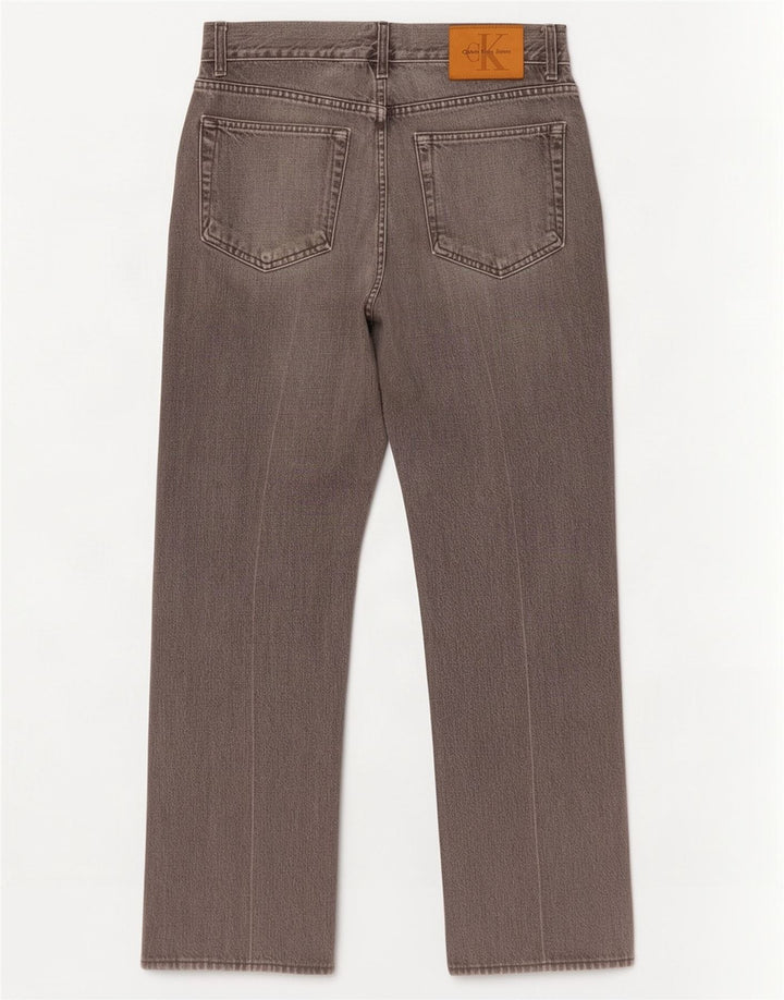 Jeans dritti da uomo Calvin Klein W30 L31 Grigi