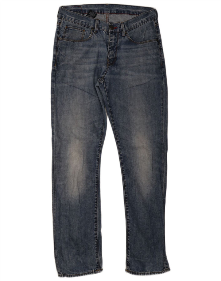 Jeans dritti da uomo Tommy Hilfiger W32 L32 cotone blu