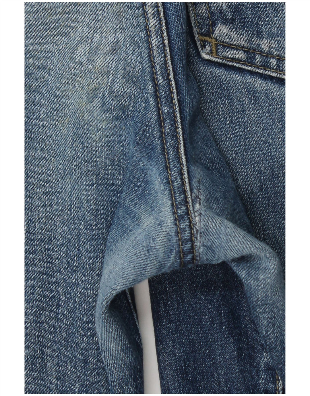 ARMANI JEANS Jeans affusolati da uomo W36 L32 Blu Cotone