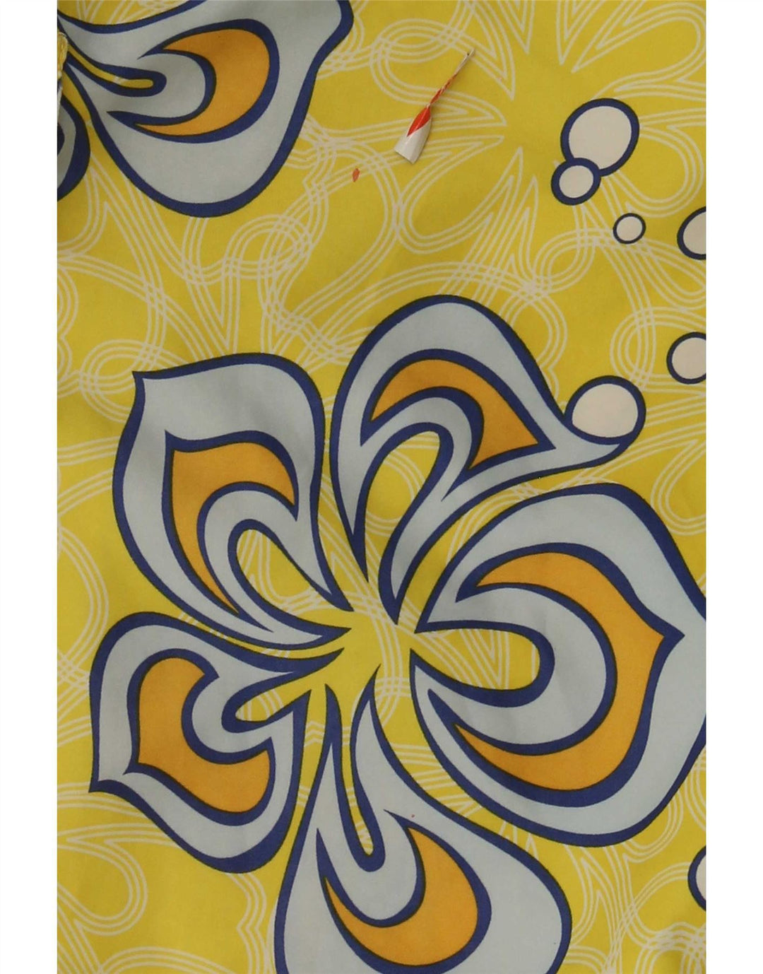 Pantaloncini da bagno da uomo Sundek Poliestere floreale giallo medio