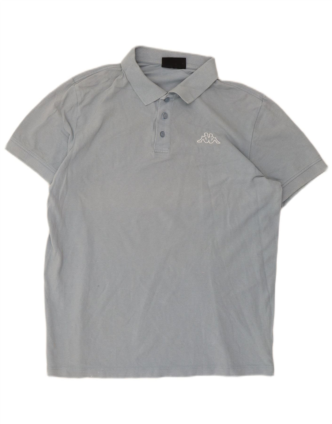 Polo Kappa Uomo Large Blu In Cotone