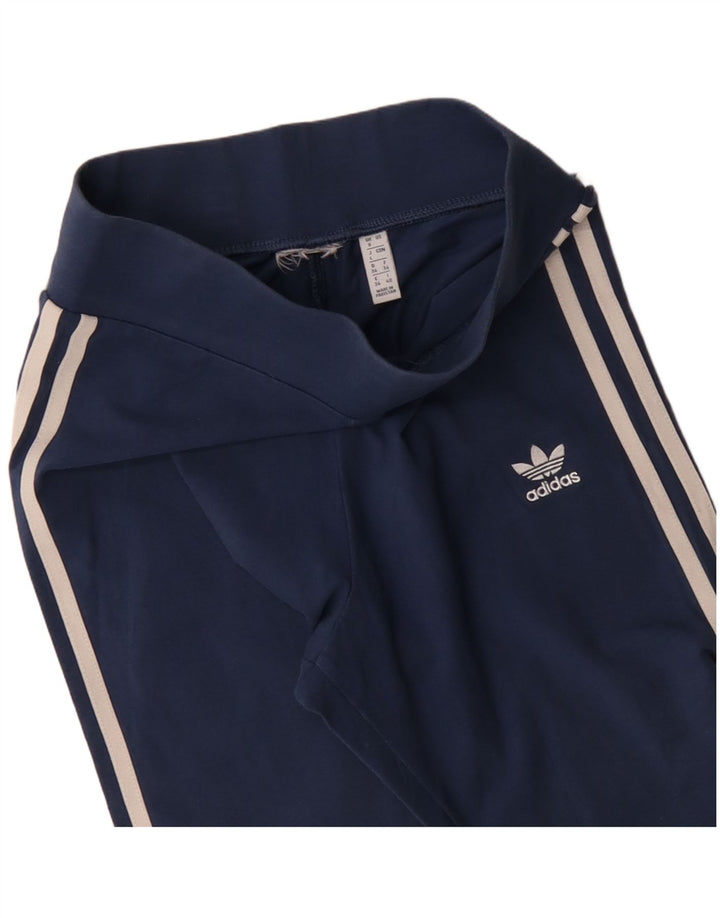 Leggings ADIDAS da donna UK 8 Small blu navy