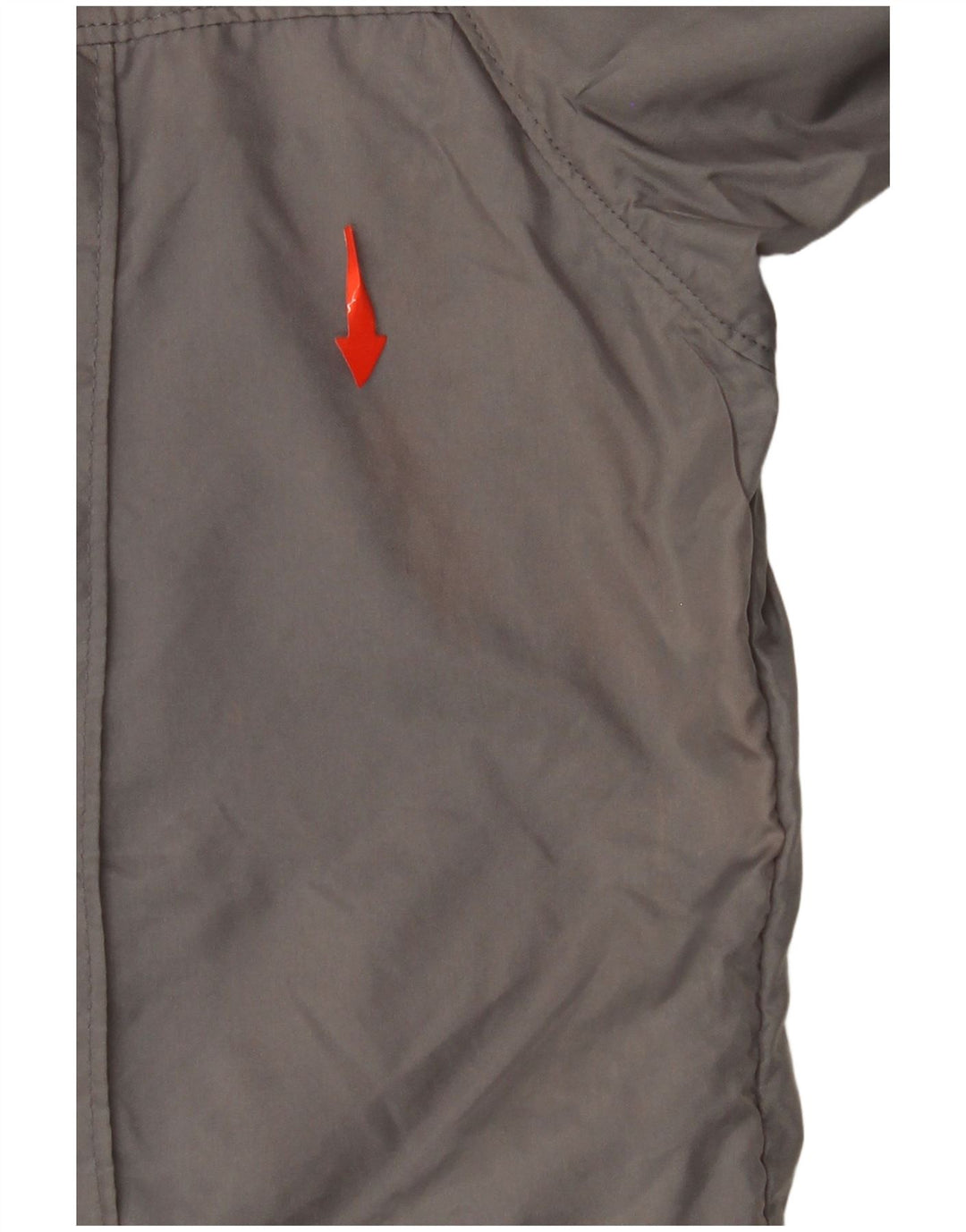 Giacca da tuta da uomo LANDS END in nylon grigio medio