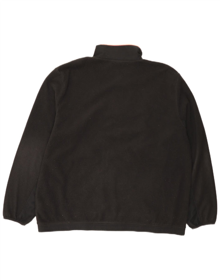 Giacca in pile da uomo Adidas UK 42 XL poliestere nero