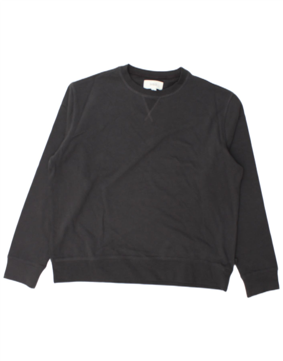MARKS & SPENCER Felpa da uomo Maglione XL Cotone nero