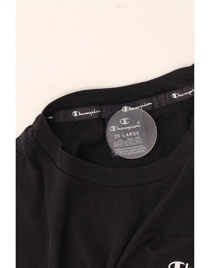 Maglietta da uomo Champion Top 2XL Nera
