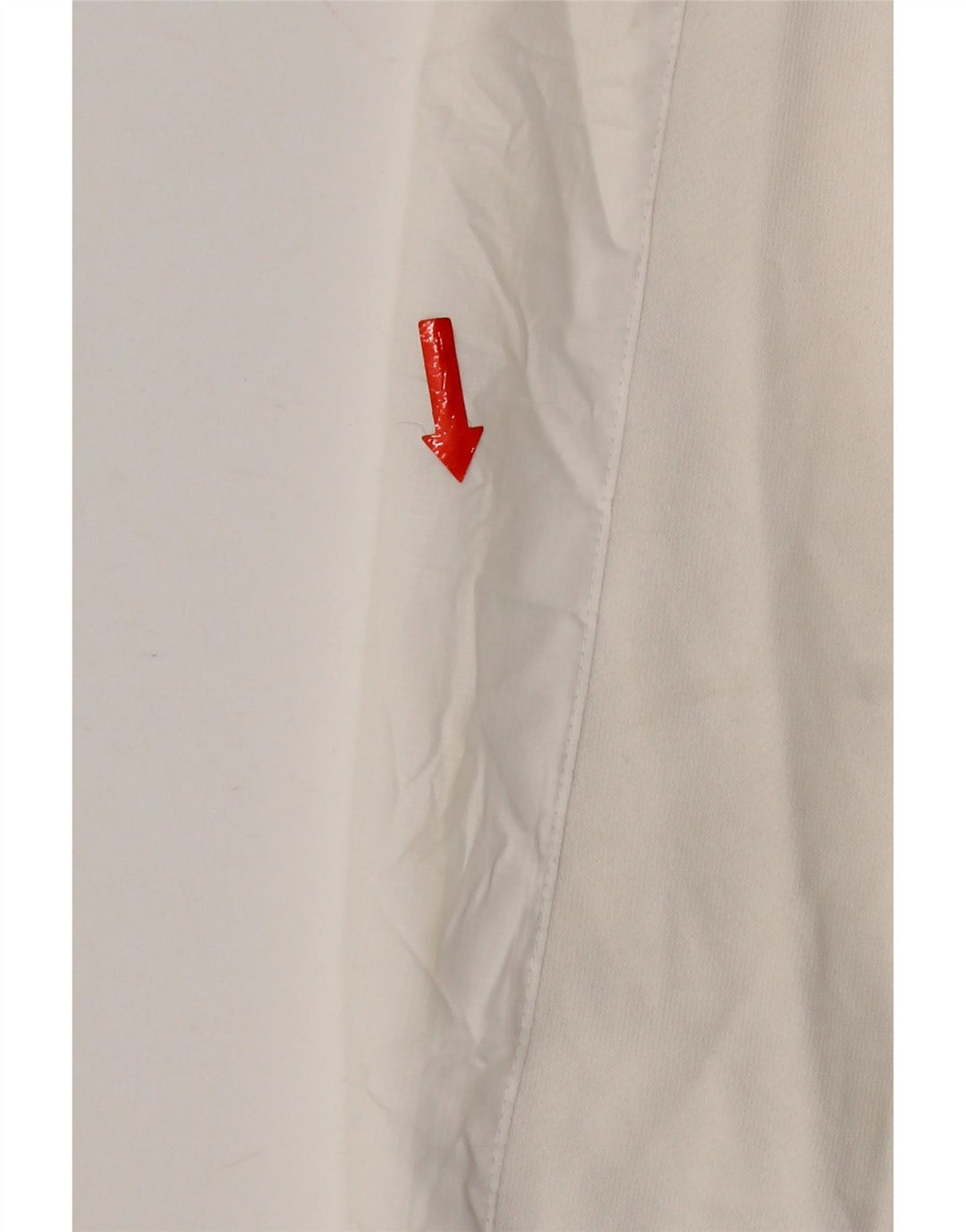 Maglione con cappuccio e zip Zara da uomo grande in cotone bianco