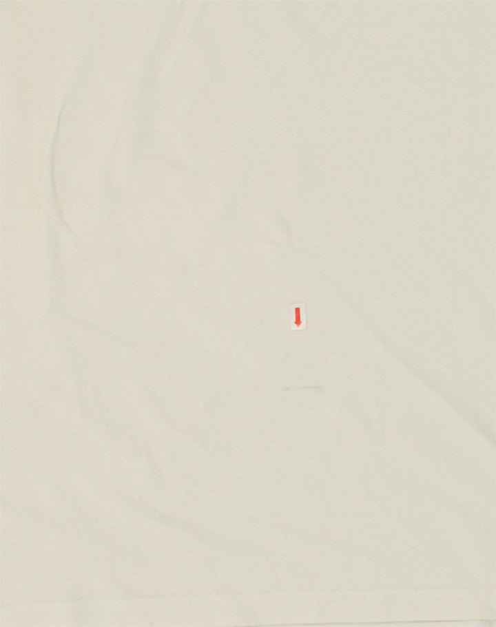 DACK'S Mens Polo Shirt 2XL White Cotton | Vintage Dack's | Thrift | Second-Hand Dack's | Used Clothing | Messina Hembry 